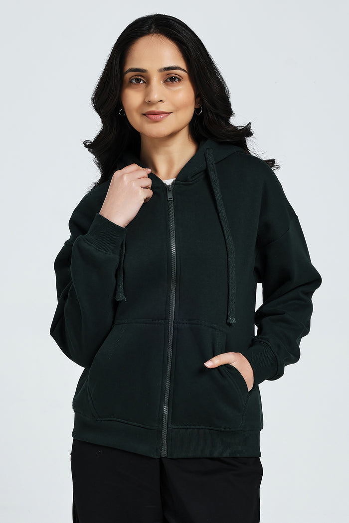 THE LICENCE TO CHILL ZIPPER HOODIE- Scarab