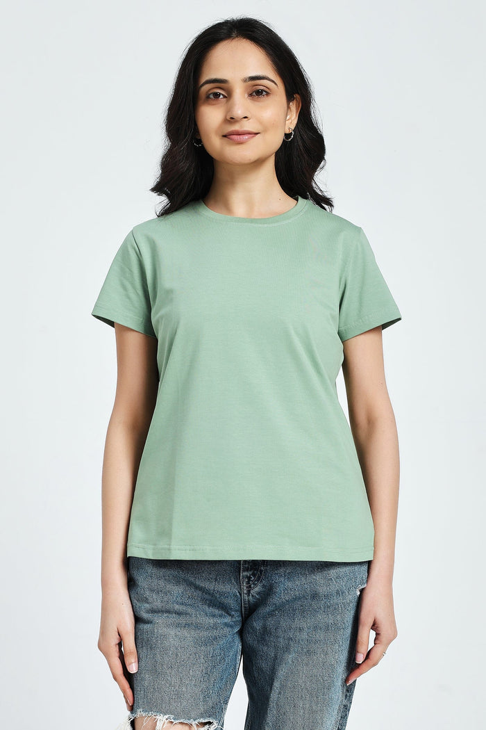 REGULAR FIT T-SHIRT- Loden Frost