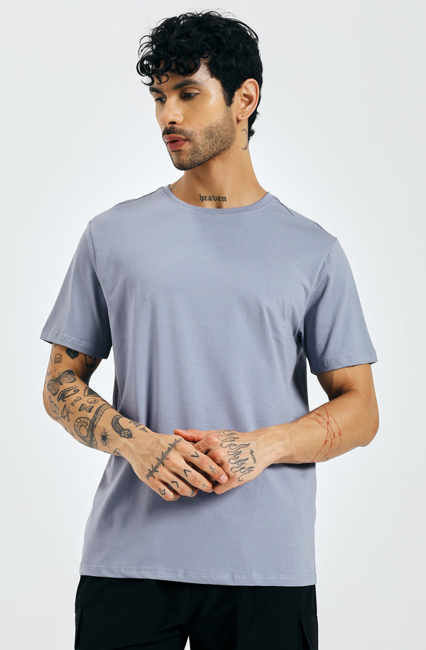 THE EVERYADY ESSENTIAL TEE ROUND NECK- Stone Wash