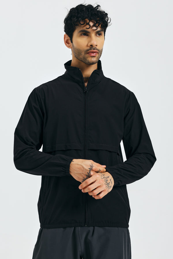 THE ELEMENT TRACK JACKET - BLACK