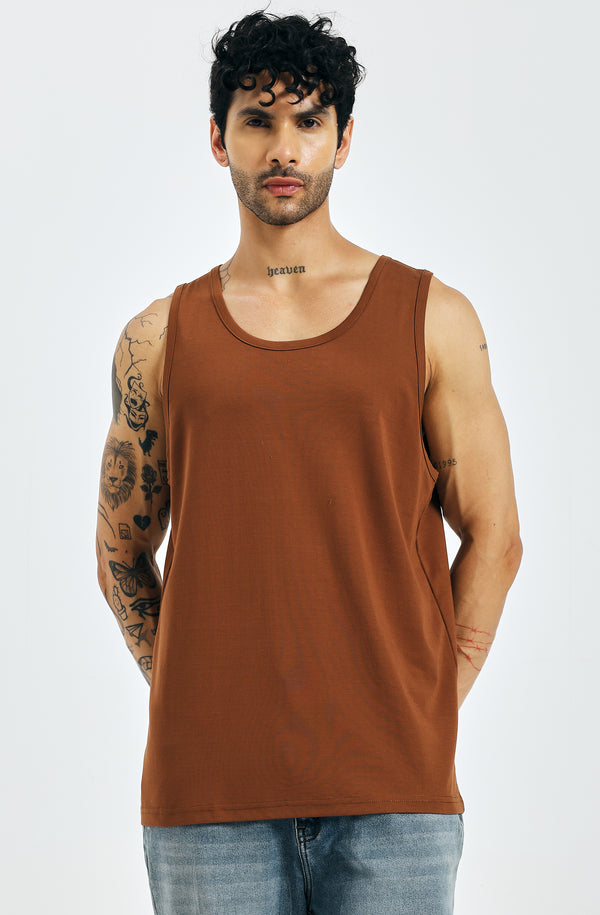 THE AIRFLEX TANK - BROWN