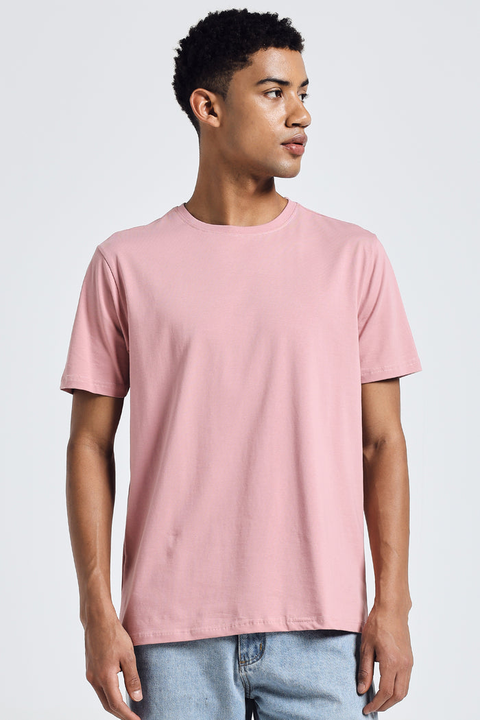 THE EVERYADY ESSENTIAL TEE ROUND NECK- Foxglove