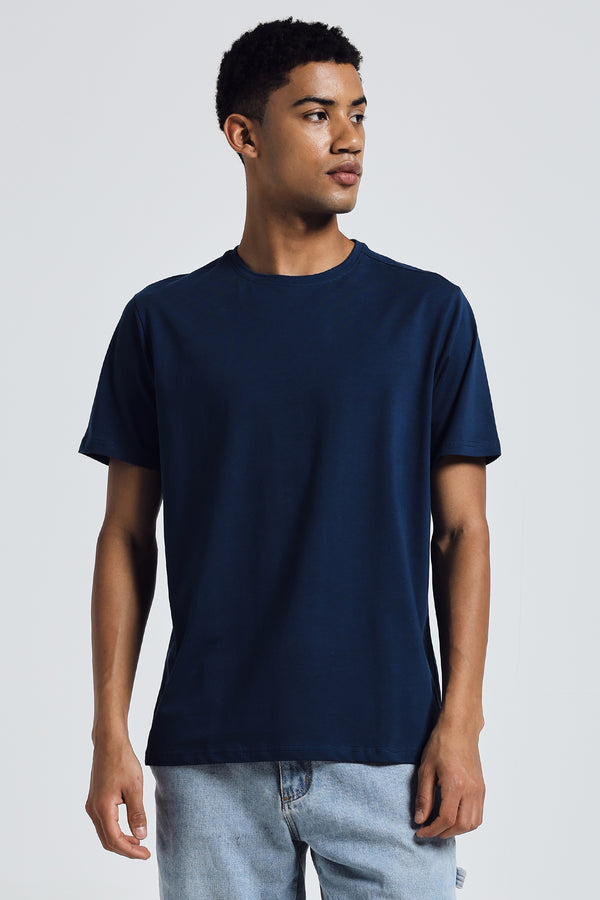 THE EVERYADY ESSENTIAL TEE ROUND NECK- Poseidon