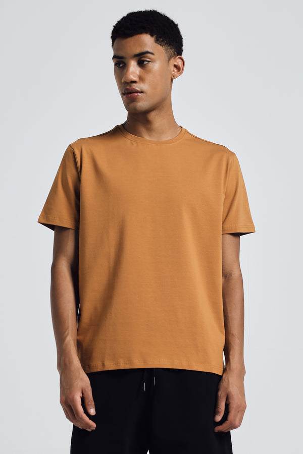 THE EVERYADY ESSENTIAL TEE ROUND NECK- Meerkat