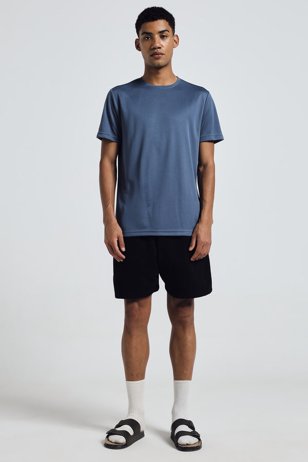 WORKOUT ESSENTIAL ROUND NECK - GREY