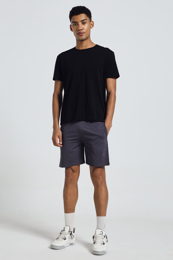 ALWAYS IN MOTION SHORTS - DK GREY