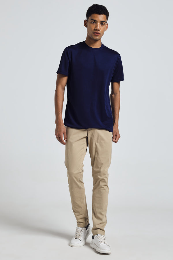 WORKOUT ESSENTIAL ROUND NECK - NAVY