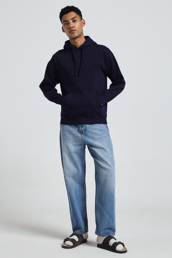 THE EVERGREEN ESSENTIAL HOODIE - EVENING BLUE