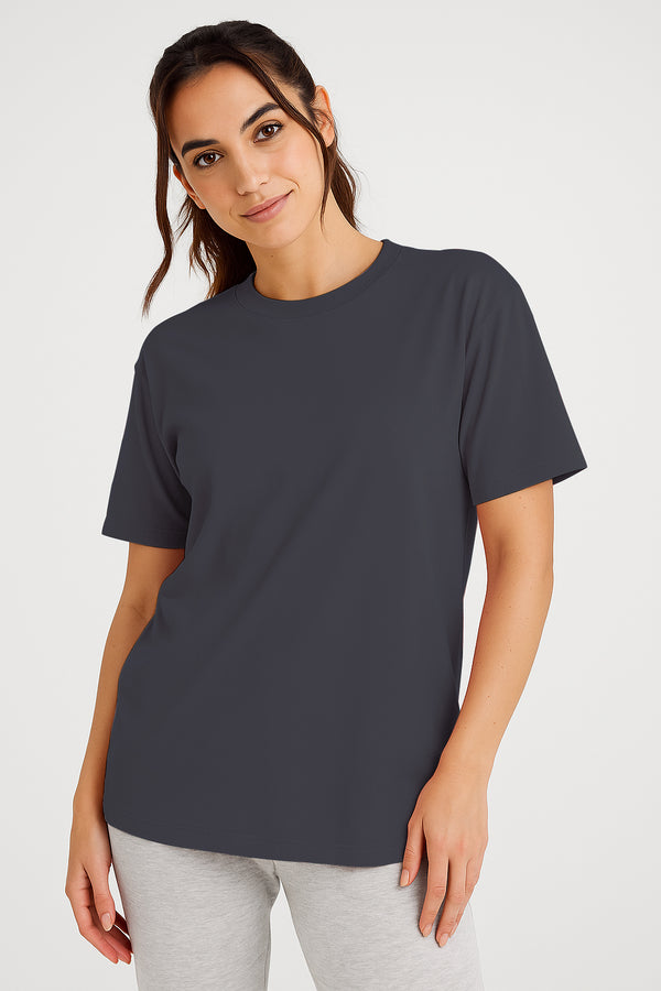 THE EVERYDAY ESSENTIAL TEE- Caviar