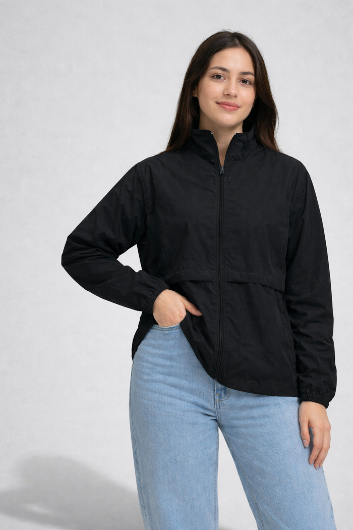 THE ELEMENT TRACK WOMEN WINDCHEATER - Black