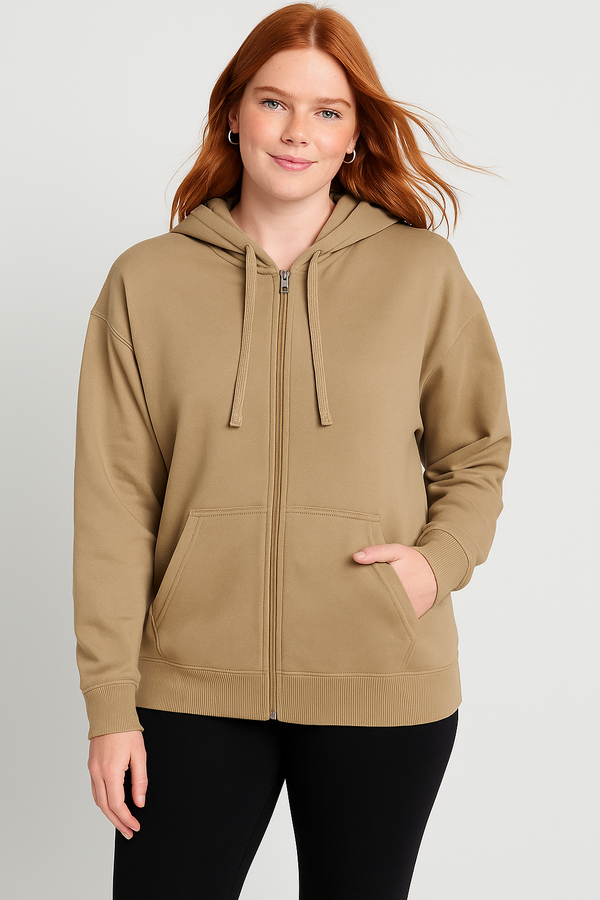 THE LICENCE TO CHILL ZIPPER HOODIE- Silver Fern
