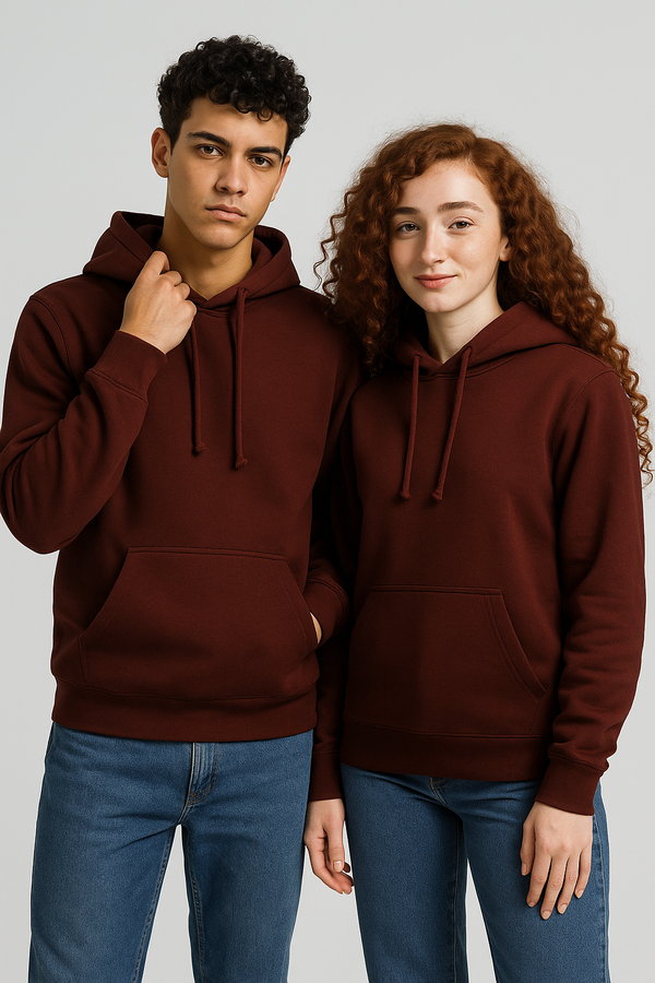 THE CLOUD COMFORT UNISEX HOODIE- DK Mahroon