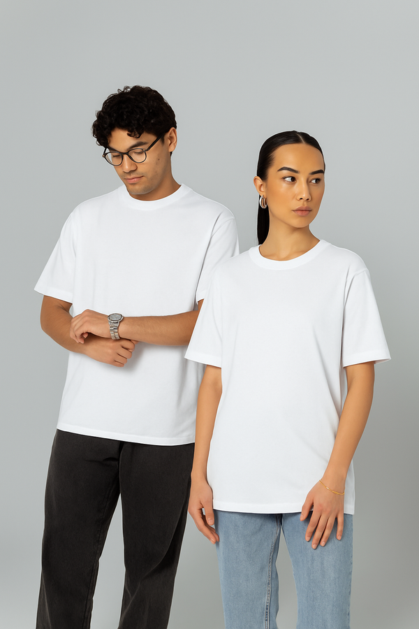 Timeless Unisex Crew Neck- White
