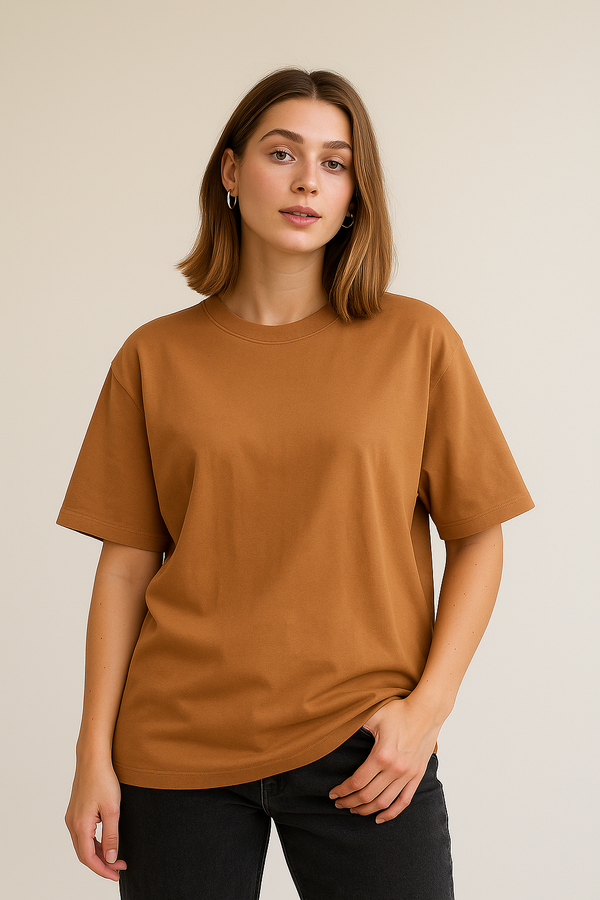 RELAXED FIT OVERSIZED T-SHIRT- Sunset