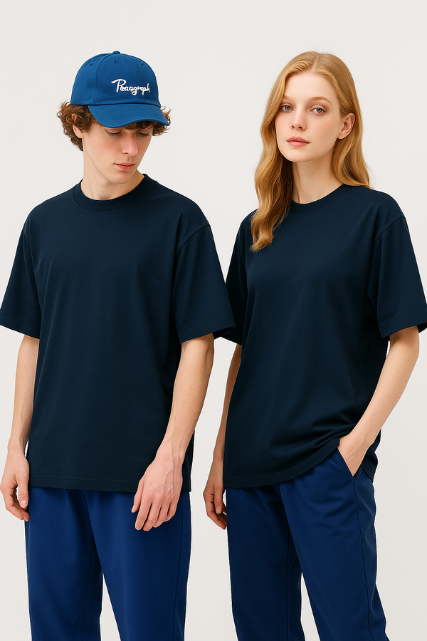 UNISEX RELAXED FIT OVERSIZED T-SHIRT- Chaotic Blue