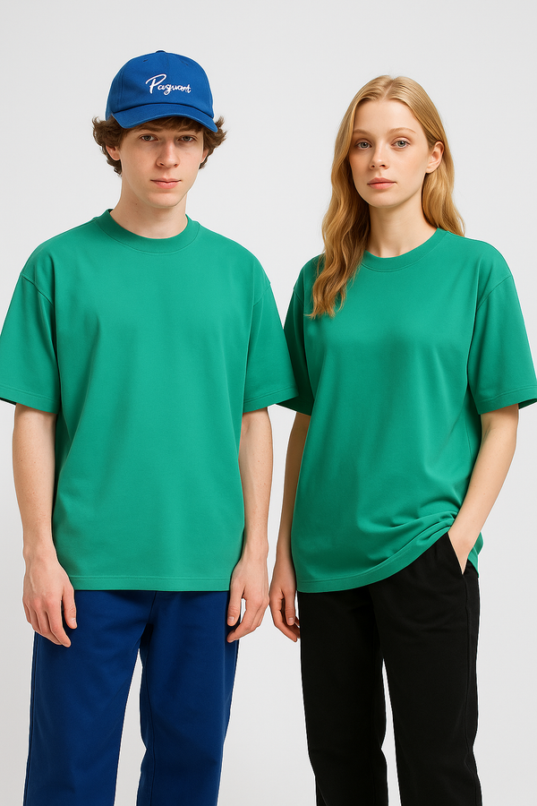 UNISEX RELAXED FIT OVERSIZED T-SHIRT- Monsoon Green