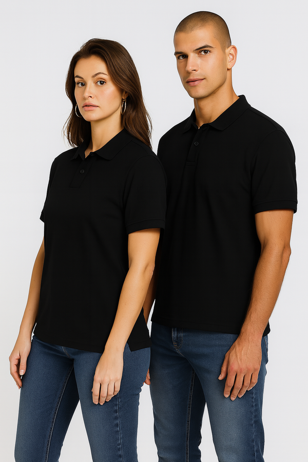 THE LOGICAL UNISEX POLO NECK- Black