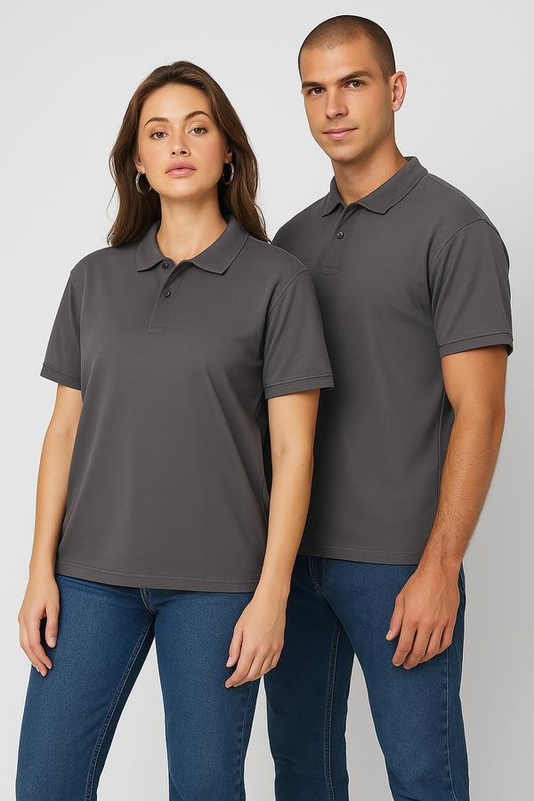 THE LOGICAL UNISEX POLO NECK- D Grey