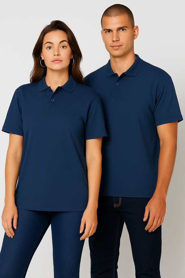 THE LOGICAL UNISEX POLO NECK- Denim