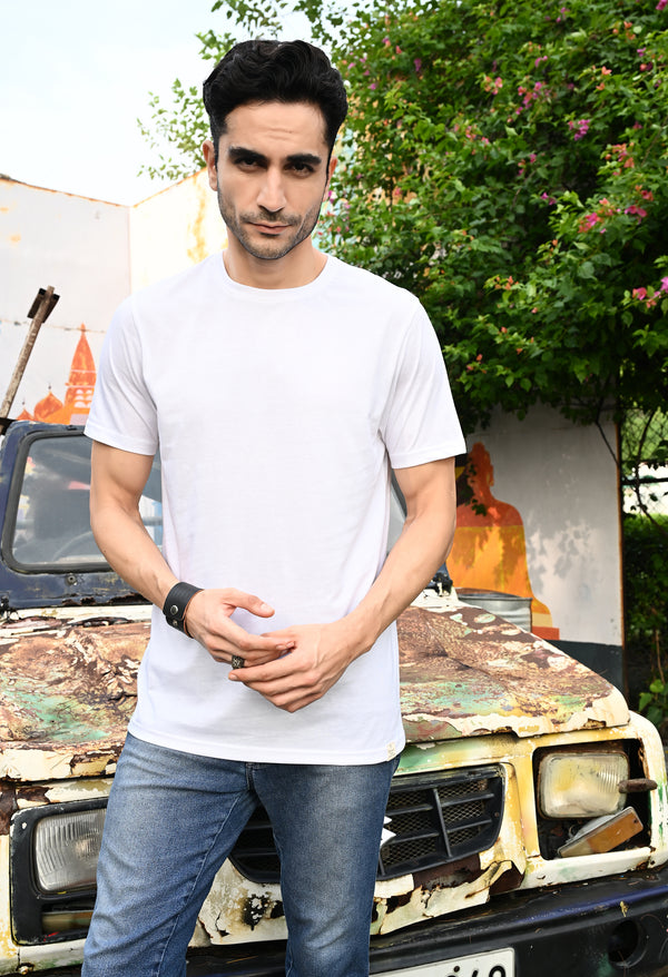 TIMELESS CREW NECK- White