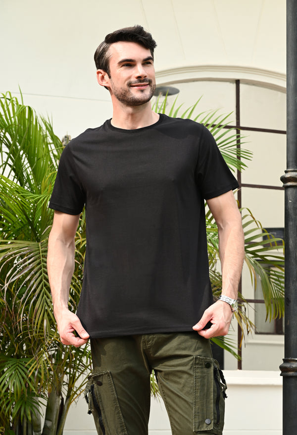 TIMELESS CREW NECK- Black