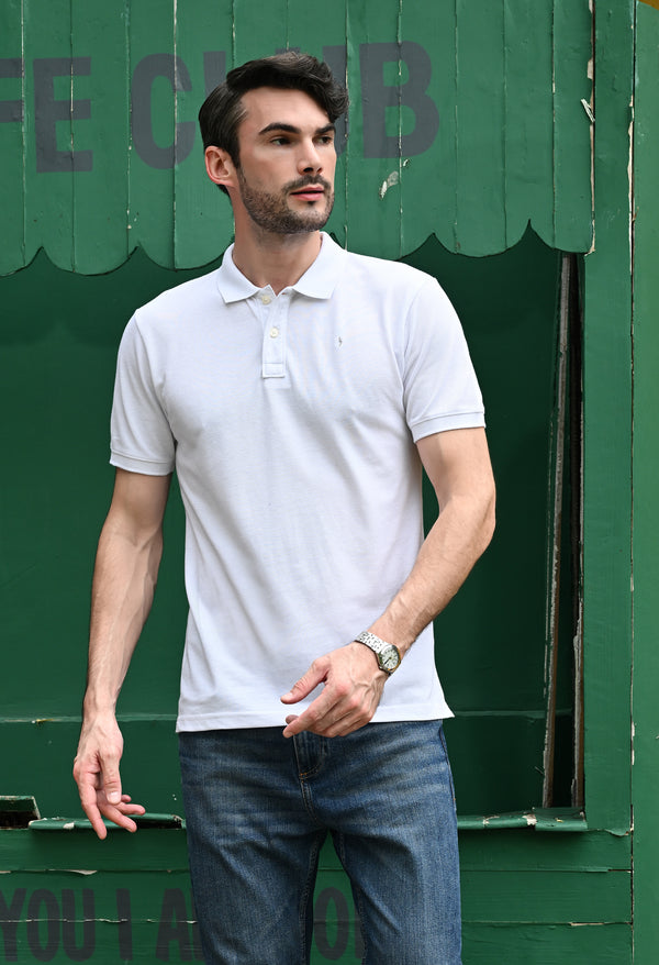 MODEST EVERYDAY POLO- White