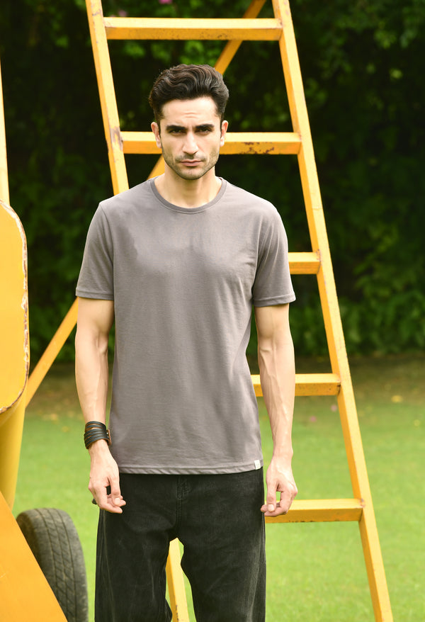 TIMELESS CREW NECK- D Grey