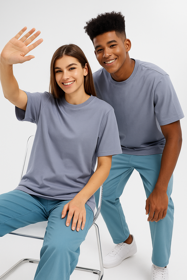 THE EVERYDAY ESSENTIAL TEE UNISEX- Stone Wash