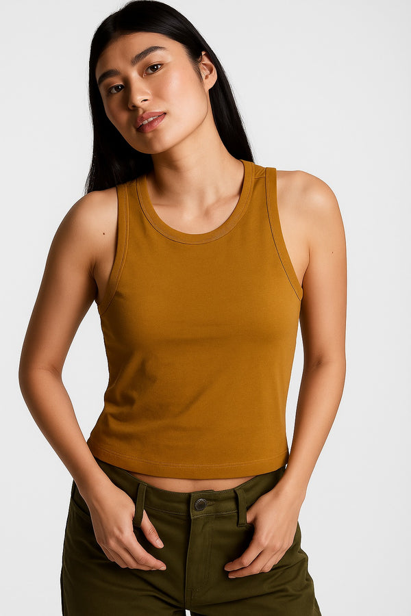 SLIM FIT TANK TOP- Breen