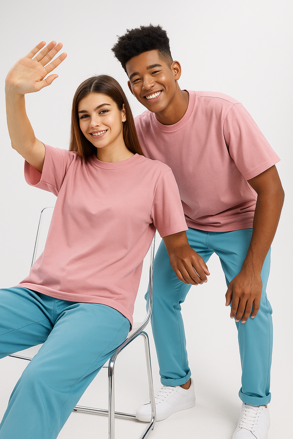 THE EVERYDAY ESSENTIAL TEE UNISEX- Foxglove