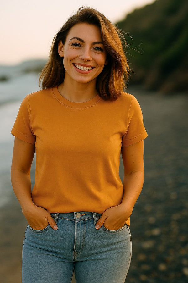 REGULAR FIT T-SHIRT- Meerkat