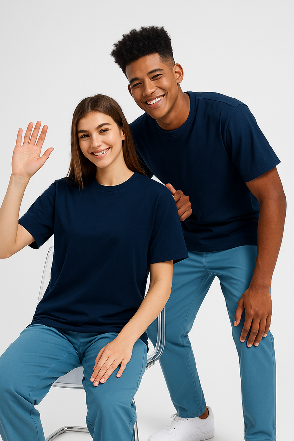 THE EVERYDAY ESSENTIAL TEE UNISEX- Navy